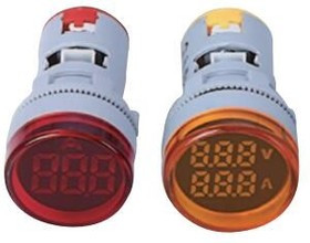085-06-256 Индикатор тока AD-22 (LED) d22мм красный IP54 HLT