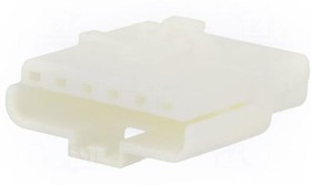 1501700006, Conn Housing RCP 6 POS 3mm Crimp ST Cable Mount White Bag 1501700006, Conn Housing RCP 6 POS 3mm Crimp ST Cable Mount White Bag