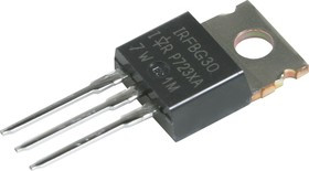 IRFBG30PBF, Транзистор, N-канал 1000В 3.1А [TO-220AB]