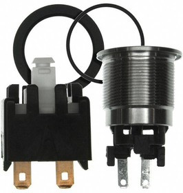 1241.6824.1114000, Pushbutton Switches MSM19 LA RI SF 12 A @250VAC 1P BL