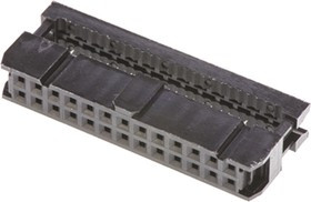 T812126A100CEU, 26-Way IDC Connector Socket for Cable Mount, 2-Row