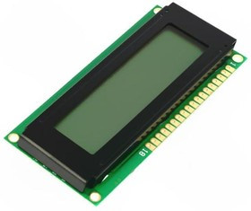 DEM 16216SBH-PW-N, Дисплей ЖКД, алфавитно-цифровой, STN Negative, 16x2, LED, PIN 16