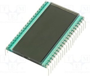 DE121-RS-20/7.5, Дисплей ЖКД, цифровой, STN Positive, Кол-во знаков 4,5