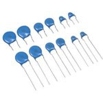 CC45SL3JD050DYGNA, Керамический дисковый конденсатор, 5 пФ, 6 кВ, CC45 Series, ± 0.5пФ, SL, 7.5 мм