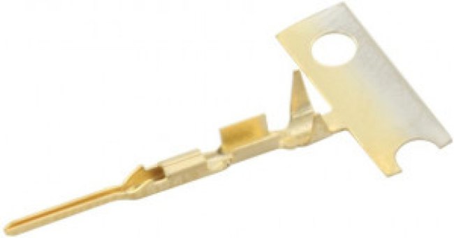 75967-112LF, PV Series Male Crimp Terminal, 26AWG Min, 22AWG Max