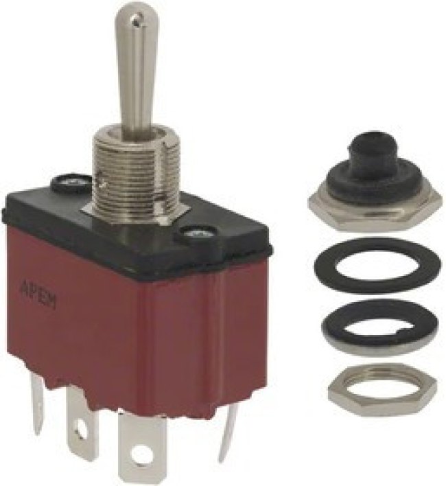 3646NF/2, Toggle Switches TOGGLE SWITCH DPDT ON-OFF-ON 3646NF/2, Toggle Switches TOGGLE SWITCH DPDT ON-OFF-ON