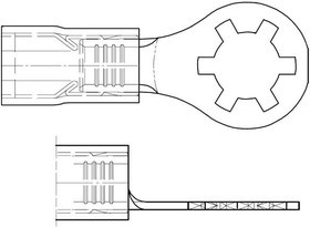 19077-0001, Terminals STAR RING AVIKRIMP ( VIKRIMP (SRA-829-06)