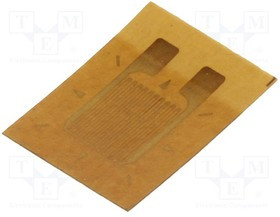 TEN-TF3/120-P, Датчик: пленочный тензометр, Раб.темп: -40-200°C, 5x7,5x0,06мм