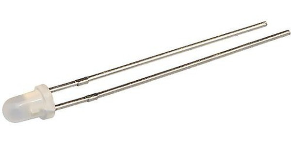 FYL-3017EGW1A, 3мм Оранжевый/Жёлто-зеленый, матовый 20mcd/30mcd 50°, 2 ноги / FYL-3017EGW1A