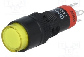 V10Y-11Z-230Y, Переключатель: кнопочный, Пол: 2, SPDT, 0,5A/250ВAC, 1A/24ВDC, IP40