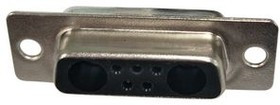 RND 205-01106, Coaxial D-Sub Combination Connector, Socket, 7W2, Soldering Lugs