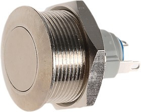 AV03100EA200, Push Button Switch, Latching, Panel Mount, 22mm Cutout, 48V dc, IP65, IP67