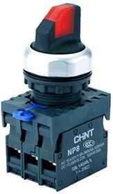 667554, Переключатель подсвет. NP8-11XD/214, 2 полож. фикс., красн., AC110-230В(LED), 1НО+1НЗ, IP65 667554, Переключатель подсвет. NP8-11XD/214, 2 полож. фикс., красн., AC110-230В(LED), 1НО+1НЗ, IP65
