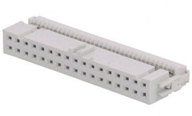 71600-134LF, Quickie IDC Receptacle, Wire to Board connector -Double row - 34 Positions - 2.54 mm (0.1 in.)