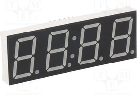 KW4-804CGB, Дисплей: LED, 7-сегментный, 20,4мм, 0,8", II.зн: 4, желто-зеленый KW4-804CGB, Дисплей: LED, 7-сегментный, 20,4мм, 0,8", II.зн: 4, желто-зеленый