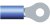 36157, Terminals NYL-RING 16-14 BLU #6