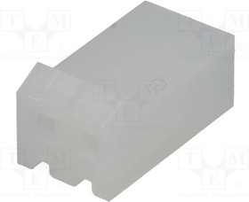 A3960H-02P-1, Вилка, провод-плата, "мама", 3,96мм, PIN: 2, без контактов, 250В, 7А