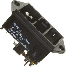 DD11.0121.1110, Un-Filtered IEC Power Entry Module, IEC C14, Medical, 8 А, 250 В AC, 2-Pole Switch DD11.0121.1110, Un-Filtered IEC Power Entry Module, IEC C14, Medical, 8 А, 250 В AC, 2-Pole Switch