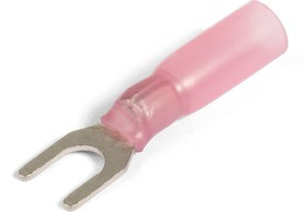 НВИ-Т 1,5-4, Наконечник вилочный изолированный красный с термоусаживаемой манжетой