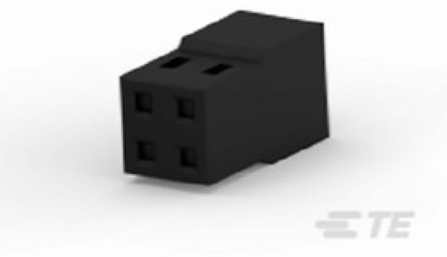 2316108-4, AMPMODU Female PCB Connector Housing, 2mm Pitch, 4 Way, 2 Row