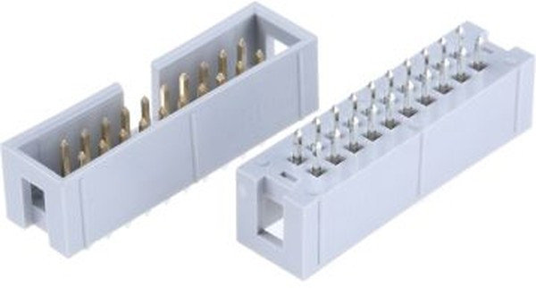 AWHW 20G-0202-T, AWHW Series Straight Through Hole PCB Header, 20 Contact(s), 2.54mm Pitch, 2 Row(s), Shrouded