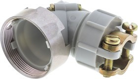 84020008, Souriau, 840Size 2 Angled, Straight Circular Connector Backshell, For Use With 840 Series