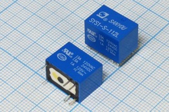 Реле 12В, SYS1-S-112L, 3A,120V,24V; №7660 реле 12В\\SYS1-S- 112L\3A,120V,24V Реле 12В, SYS1-S-112L, 3A,120V,24V; №7660 реле 12В\\SYS1-S- 112L\3A,120V,24V