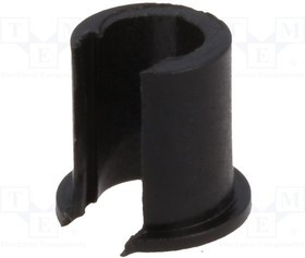 A1300040, Adapter; thermoplastic; Oshaft: 4mm; black; Shaft: smooth