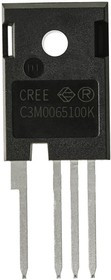 C3M0065100K, SiC N-Channel MOSFET, 35 A, 1000 V, 4-Pin TO-247-4 C3M0065100K