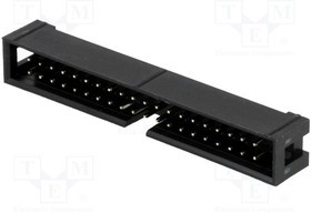 ZL231-40PG, Гнездо IDC "папа" PIN 40 прямой THT 2,54мм