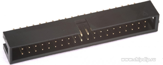 ZL231-40PG, Гнездо IDC "папа" PIN 40 прямой THT 2,54мм