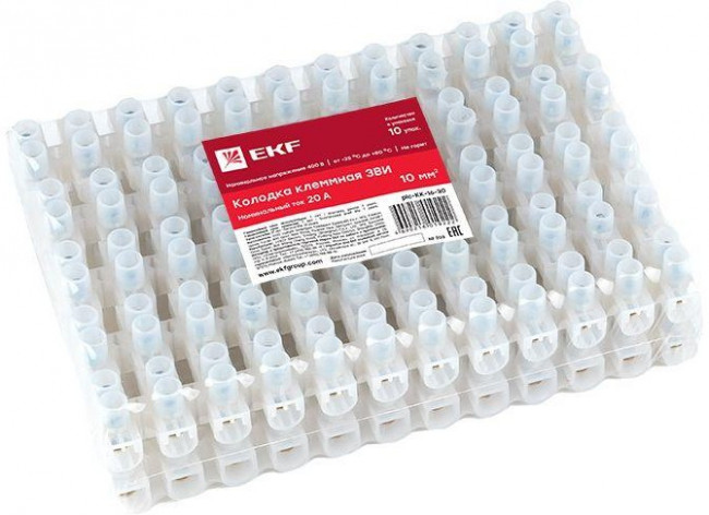 Колодка клеммная(16мм)30А(10шт.)EKF PROxima