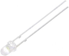 OSG74L3131A, LED; 3mm; green (fluorescent green); 10000?12000mcd; 30°; 6.5?7lm