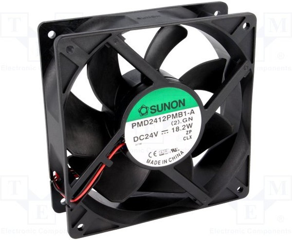 Вентилятор Sunon PMD2412PMB1-A 24v 18.2W 120x38 3pin