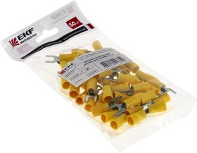 Вилочный изолированный наконечник НВИ, 5.5-6 (уп50шт) PROxima nvi-5.5-6n