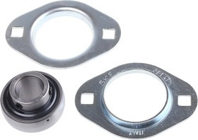 2 Hole Flange Bearing Unit, PFT 20 TF, 20mm ID