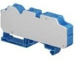 ZK16-3P-PV-BL, DIN Rail Terminal Blocks Pow SNK PI-Spring
