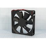 Вентилятор постоянного тока 12 Вольт, 120x120x25мм, подшипник скольжения, 2200об/мин, вент 120x120x2