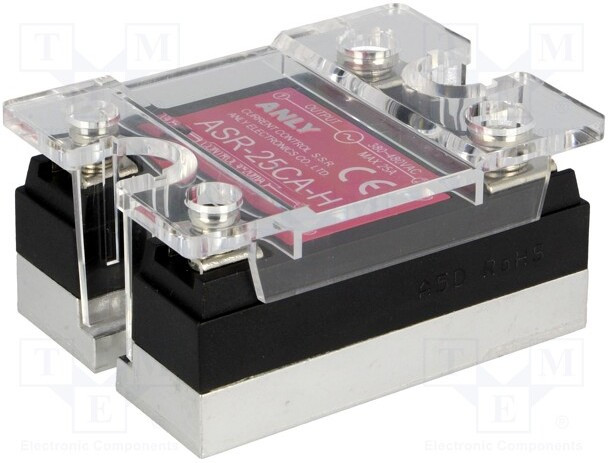 ASR-25CA-H, Реле: полупроводниковое, Uупр: 3,8-10ВDC, Iупр: 4-20мА, 25А