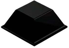 SJ5018N, Tapered Square PUR Self Adhesive Feet, 12.7mm diameter 12.7mm width x 12.7mm length x 5.8mm height SJ5018N, Tapered Square PUR Self Adhesive Feet, 12.7mm diameter 12.7mm width x 12.7mm length x 5.8mm height