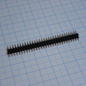 DS1025-05-2X30P8BV1-B, (PLD2-60), Вилка штыревая 2.0мм 2x30 прямая