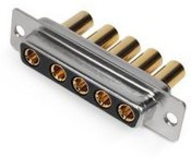 MHCDS5W5S4, D-Sub Connector, Straight, Socket, 5W5, Signal Contacts - 0, Special Contacts - 5