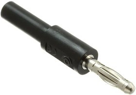 CT2473-0, Test Plugs &amp; Test Jacks Adapter,4mm Banana Plug to Jack - Black