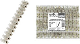 Зажим винтовой ЗВИ-60, полиэтилен 6,0-25,0 мм2, 12пар,Народный Зажим винтовой ЗВИ-60, полиэтилен 6,0-25,0 мм2, 12пар,Народный