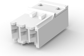 928343-3, Conn Housing RCP 3 POS 5mm Crimp ST Cable Mount Natural Bag