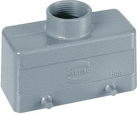 09300101421, Корпус: для разъемов HAN, Han, размер 10B, на провод, прямой, PG16