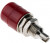 IBU401/RT, Red Female Banana Socket, 4 mm Connector, Solder Termination, 20A, 30 V ac, 60V dc, Nickel Plating IBU401/RT, Red Female Banana Socket, 4 mm Connector, Solder Termination, 20A, 30 V ac, 60V dc, Nickel Plating
