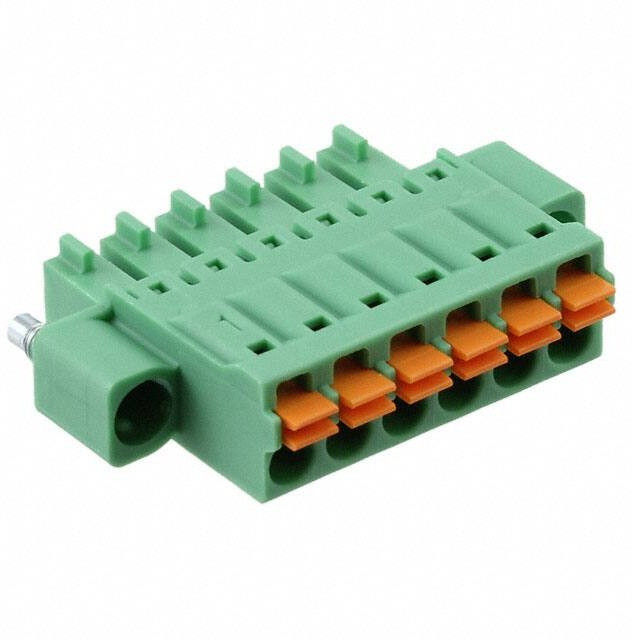 1748396, Pluggable Terminal Blocks 6 Pos 3.81mm pitch Plug 24-16AWG Spring