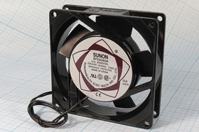 Вентилятор 220 Вольт, 92x92x25мм, подшипник скольжения, провод, 2250об/мин; №ВН161L вент 92x92x25\220В\0,06А\ 2L\ПС\SF23092A2092HSL\