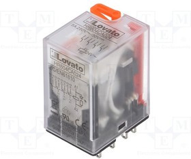 HR604CA024, Реле: электромагнитное, 4PDT, Uобмотки: 24ВAC, 5A/250ВAC, 5A/30ВDC